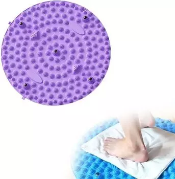 Давление на стопу Давление на точечный массаж Давление на стопу Давление на точечный массаж Давление на стопу Массажер для акупрессуры Массаж стопы фиолетовый