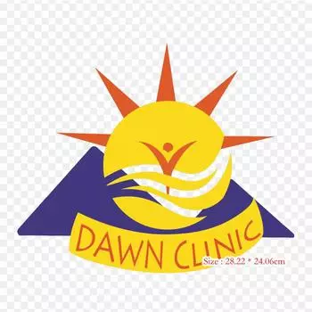 Dawn Clinic, термопереносная печать, виниловые нашивки, наклейки для одежды, аппликации «сделай сам», моющиеся нашивки