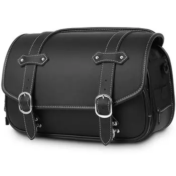 DAWNHAWK Боковая сумка для мотоцикла, водонепроницаемая туристическая сумка, сумка для инструментов, 9 л, большая емкость, держатель для напитков, в комплекте, черный Rebel 250 GB350 чёрный