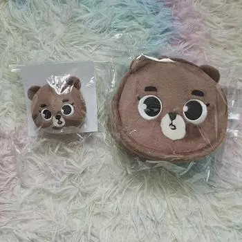 Day6 Japan Md Denimals Room Face Pouch, Toy Badge Sungjin