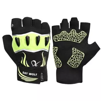 DAY WOLF светодиодный фонарик, светящиеся перчатки для рыбалки для мужчин, дышащие уличные перчатки с подсветкой на пальцах, перчатки со светодиодным фонариком S