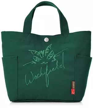 Dayan Tote Bag Mini Tote Nylon Lightweight Cute Cat Bag Embroidery Tote Bag Dark Green [Wachifield] Women s (Small) WTPL-01