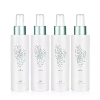 Daycell skin stress relief, soothing, purifying, whitening, wrinkle improvement, hydration, sulfur hot spring water mist, 4 pieces, 150ml