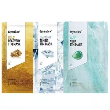 [daymellow] Gold Recovery/Diamond Toning/Jade Aqua TTM Mask 10EA