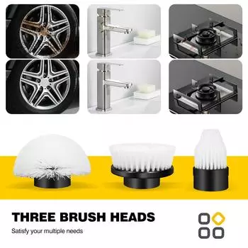 DayPlus беспроводная электрическая щетка многофункциональная автоматическая ручная электрическая щетка для уборки ванной комнаты туалета напольного унитаза 3 головки UNITED KINGDOM