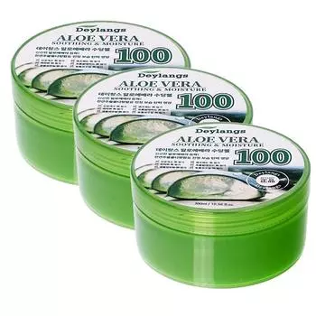 Dayrance Aloe Vera 100 Soothing Gel 300ml, 3 pieces, 300ml