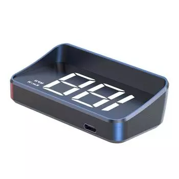 Daytime Visibility 90*45*14mm GPS Speedometer Digital Speedometer Digital HUD ABS+PC Material Bright Visibility