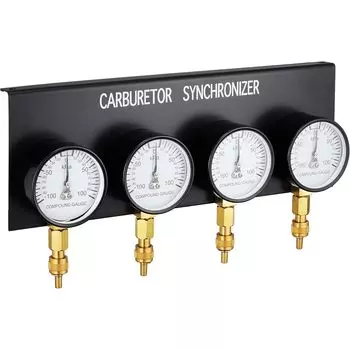 Daytona 44645 Мотоцикл 4 Вакуумметр Карбюратор Диапазон Измерения с Настройкой/Регулировкой Насадки -100~100 кПа