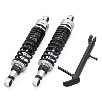 Daytona CL250 exclusive rear suspension lowdown kit compared to 20 levels of damping silver short side stand included 41881 (23) -32~-47mm stock, серебряный