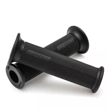 Daytona Grippy Grip Motorcycle Grip for Handlebar Diameter ??22.2 125mm 2 Layer Structure End Penetration GG-D-BASE Black 97462