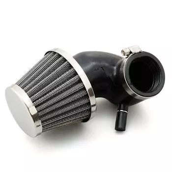 Daytona Motorcycle Air Filter Mounting Diameter Type Compatible with Exhaust Gas Control Model NEW Super Air Filter 45514 35 (with 5 Nipple) 90°L