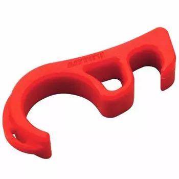 Daytona Motorcycle Brake Lock, Simple Parking Brake, Prevents Falling When Parked on Slopes, Front Brake Lock, Red 96994