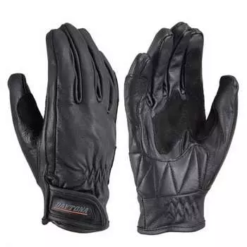Daytona Motorcycle Gloves Spring/Summer/Autumn/Winter Genuine Leather (Goat Leather) Goatskin Standard Gloves Black L Size 76376