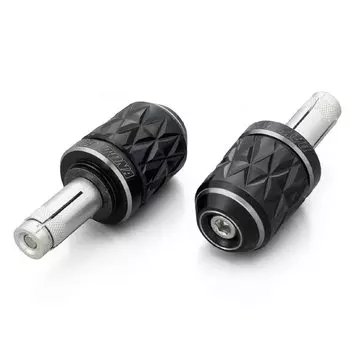 Daytona PREMIUM ZONE Мотоциклетный наконечник руля Suzuki общего назначения Внутренний диаметр KIRIKO Ash Silver 37649 / (Ручка 14-19)