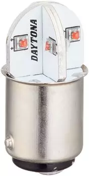 Daytona Светодиодный клапан указателя поворота мотоцикла, двойная лампочка, оранжевый штифт, угол MC, 1 шт. 98520 180° оранжевый