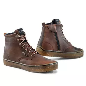 Daytona TCX Мотоциклетные ботинки из натуральной кожи сбоку CE 7307W Dartwood 19291, (Зернистая коровья кожа), Водонепроницаемый, На молнии, Стандартный, Водонепроницаемый, Коричневый,