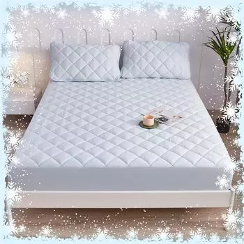 даже в простыне на резинке Aooka Strong Cool Pad Встроенная простыня на резинке Cool Bed Sheet Single Гладкая структура Может использоваться с обеих сторон Впитывает воду