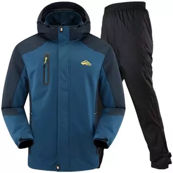 даже в тяжелую верхнюю и нижнюю часть горного велосипеда для дождя Tozan для дождя, горного водного дождевика [Benkke] [Удобная дождевая] куртка, комплект, мужская