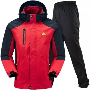 даже в тяжелую верхнюю и нижнюю часть горного велосипеда для дождя Tozan для дождя, горного водного дождевика [Benkke] [Удобная дождевая] куртка, комплект, мужская