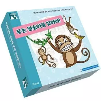 Dazzle Edu Искусственный интеллект AI Education Find the Biting Monkey Настольная игра, популярная корейская игра