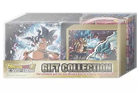 DBZ Dragon Ball Super 2021 Gift Collection Box 4 Mythology Booster Packs Sleeve Deck Box [GC-01