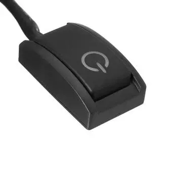 DC12V 200mA 2.4W светодиодная автомобильная кнопка с фиксацией включения/выключения пластиковый кнопочный переключатель со светодиодной подсветкой CHINA