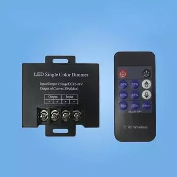 DC12V 24V 11Key LED одноцветный диммер RF 30A контроллер освещения беспроводной пульт дистанционного управления 5050 3528 SMD светодиодная лента выключатель света чёрный