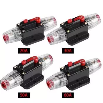 DC12V-24V автоматический автомобильный выключатель сброса встроенного инвертора аудио/видео системы защиты 20A