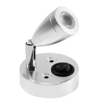 DC12V 3W светодиодный точечный светильник для чтения RV Camp Boat настенный прикроватный светильник для лодки, дома, прицепа, внутреннее освещение