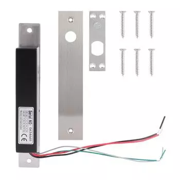 DC12V 4 линии электрический засов Drop Bolt дверной замок для контроля доступа безопасности