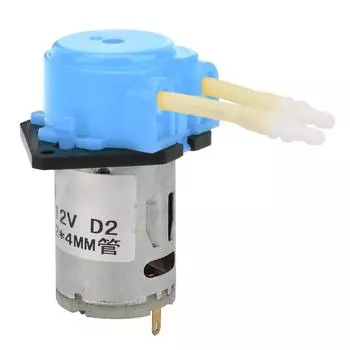 DC12V Blue Micro Water Liquid перистальтический насос для аквариумной лаборатории аналитический 2*4 мм