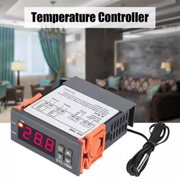 Dc12v Dc24v Ac110-220v NTC датчик светодиодный цифровой термореле нагревание охлаждение для холодильника промышленный охладитель пароварка I3x2