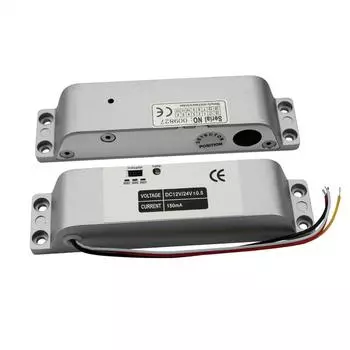 DC12V с таймером, отказоустойчивый электрический замок с засовом для дверного замка контроля доступа, открытая установка двери