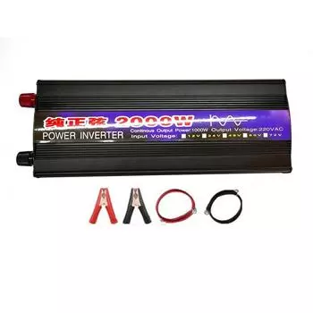 DC12V в AC110V/AC220V инвертор чистой синусоиды 50 Гц/60 Гц преобразователь солнечная система/панель/дом/улица/автодом/кемпинг инверторы напряжения