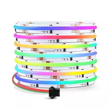 DC12V WS2811 RGBIC COB Pixel LED Strip Light 576LEDs/M Addressable SPI Dream Color LED Ribbon Tape For Home Room Decor Lighting 1m
