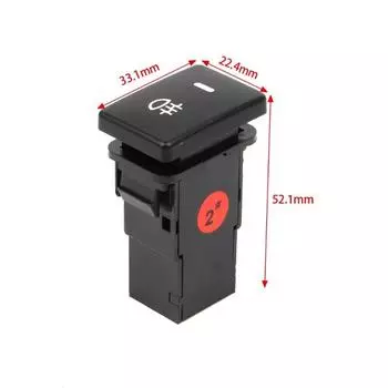 DC12V задний противотуманный свет нажимной переключатель 4 провода кнопка для Toyota Camry Prius Corolla