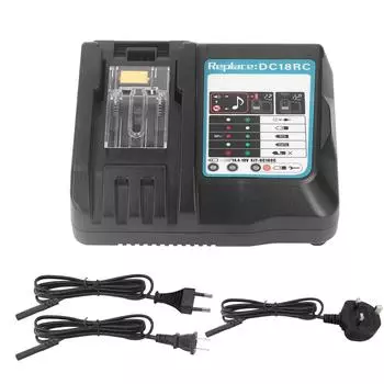 DC18RC 18 В зарядное устройство для литий-ионного аккумулятора Замена зарядного устройства для 14,4 В 18 В для LXT BL1850 BL18 US Plug