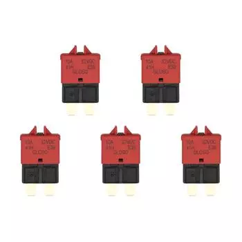 DC32V Ручной сброс ATC Предохранитель лезвия выключателя для автомобиля Лодка(10А Красный