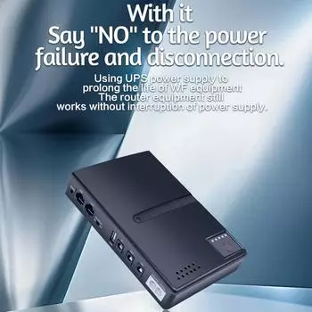 DC36W DC1036P 2A 5V/9V/12V Большая емкость Многоцелевой Мини Портативный ИБП Резервный Адаптер Питания для WiFi, Маршрутизатора DC1036P 36W EU PLUG