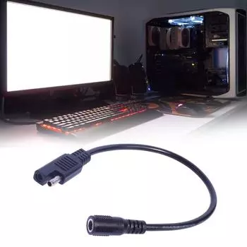 DC5521 Кабель питания «мама» на SAE, разъем SAE для солнечной панели, разъем для зарядки, удлинитель, переходной провод 20AWG