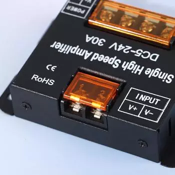 Dc5V 12V 24V 30A одноцветный светодиодный усилитель сигнала данных повторитель расширитель мощности 1Ch 1 канальный диммер усилитель для светодиодной ленты