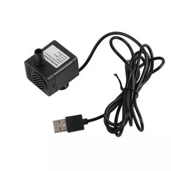 DC5V 1.5W USB Мини Насос Погружной Водяной Насос для Аквариума