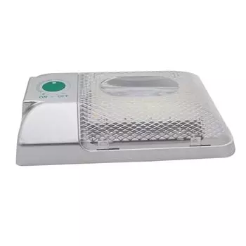 DC9-18V RV Внутренний светодиодный потолочный светильник 90LEDs 6000-6500k 1600LM Неполярная сенсорная диммерная лампа для чтения белый
