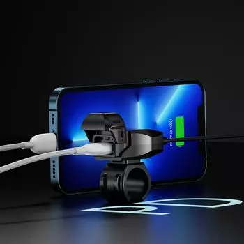 DC9-24V Водонепроницаемый комплект зарядного устройства для мотоцикла Type-C Кабель-адаптер SAE на USB-C Телефон Планшет Зарядное устройство