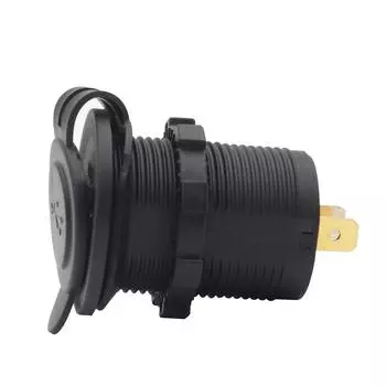 DC 10-28V PD Type C + QC 3.0 Power Outlet Charge Adapter Power Outlet Fast Charging USB Outlet for Vehicle Boat Truck Motorcycle