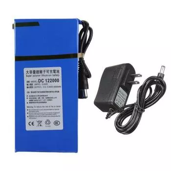 DC 122000 20000mAh Большая емкость полимерный литий встроенный переключатель ВКЛ/ВЫКЛ 110-240 В(США)