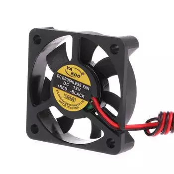 DC 12 В 0,12 А 2-контактный 50x50x10 мм ПК Компьютерная система процессора Бесщеточный вентилятор охлаждения 5010 1