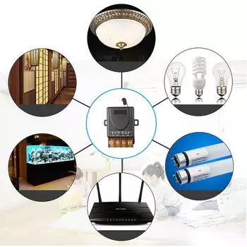 DC 12 В 24 В 48 В 72 В RF 433 МГц беспроводной пульт дистанционного управления 30 А релейный приемник высокого тока для насосов, светильников, ламп