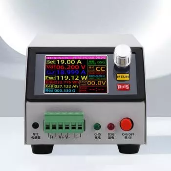 DC 12 В 2,4-дюймовый цветной экран DC CNC электронный тестер нагрузки литиевый аккумулятор измеритель емкости DC 0~150 В 20 А 150 Вт