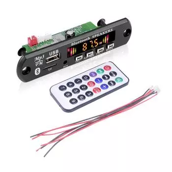 DC 12V/18V усилитель Bluetooth 5.0 MP3 декодер плата 2*25W 50W автомобильный MP3 плеер USB записывающий модуль FM AUX радио для динамика